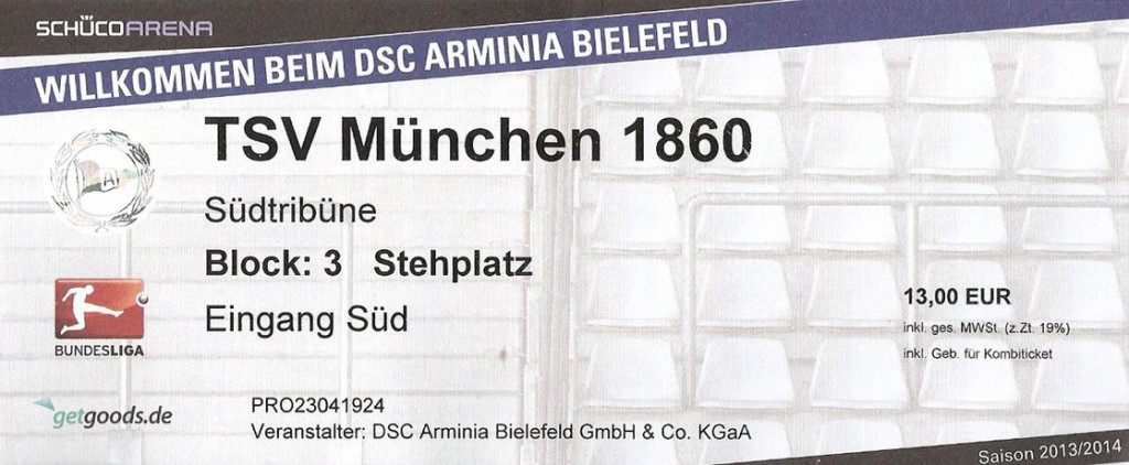 Ticket Arminia Bielefeld