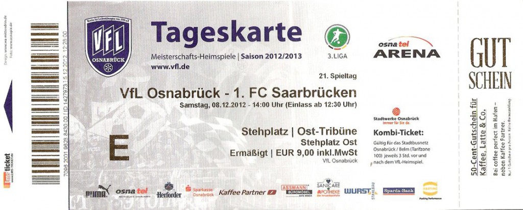 Ticket VfL Osnabrück